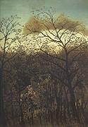 Henri Rousseau The Rendezvous in the Forest oil painting artist